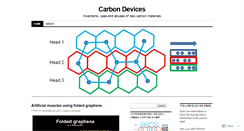 Desktop Screenshot of carbondevices.com