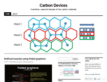Tablet Screenshot of carbondevices.com